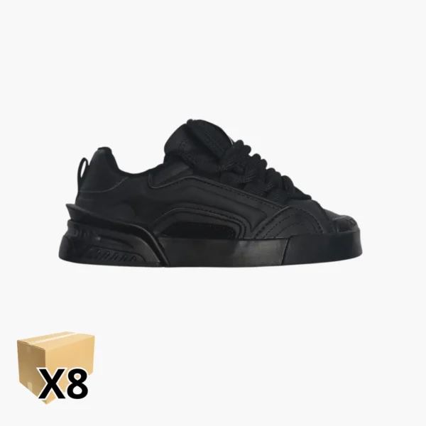 Dolce & Gabbana Portofino Skate (1) Portofino Skate Sneakers Black (Caja/8Pares)