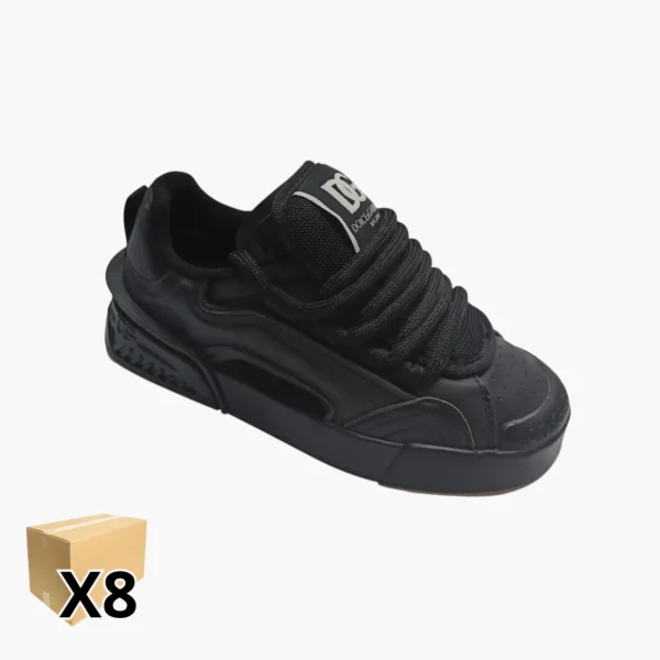 Dolce & Gabbana Portofino Skate (3) Portofino Skate Sneakers Black (Caja/8Pares)