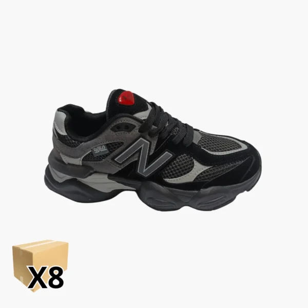 9060 Black and Grey (Caja/8Pares)