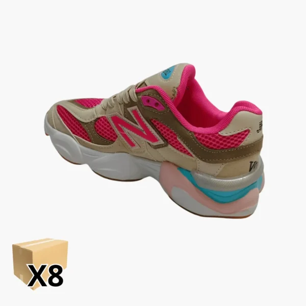 New Balance 9060 Rosado (1) 9060 Pink (Caja/8Pares)