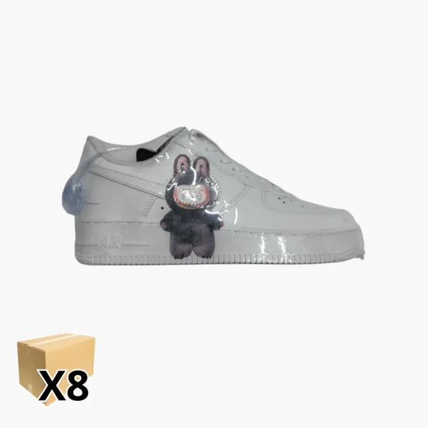 Nike Air Force 1 Lábubu Gris (1) Air Force 1 Lábubu Grey (Caja/8Pares)