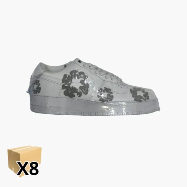 Nike Air Force 1 Low Flores Gric (1) Nike Air Force 1 Low Flowers (Caja/8Pares)