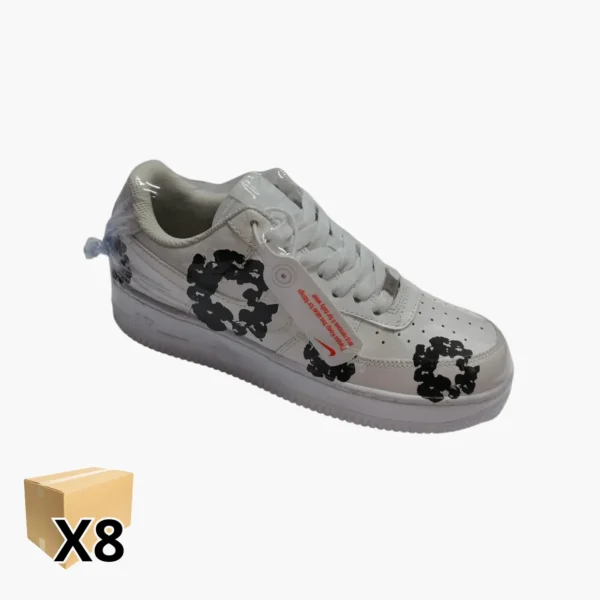 Nike Air Force 1 Low Flores negr (2) Nike Air Force 1 Low Flowers (Caja/8Pares)
