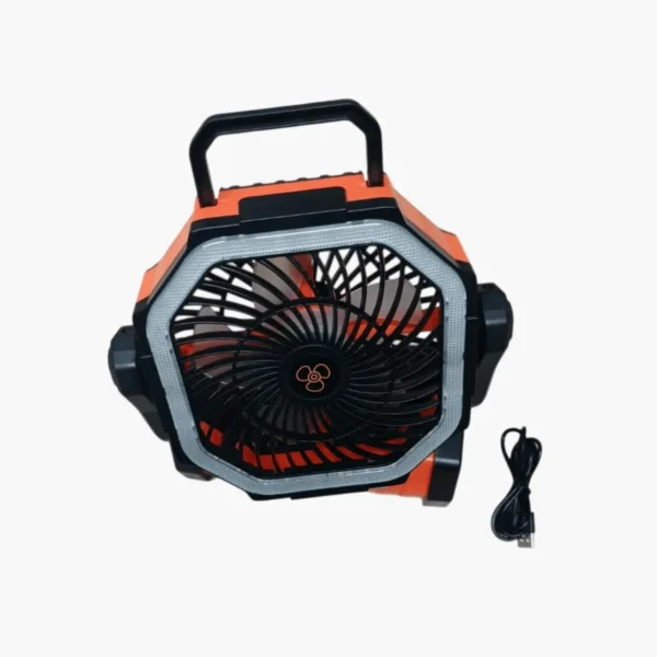 ddd (3) Ventilador Portátil Recargable con Luz LED
