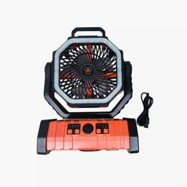 ddd Ventilador Portátil Recargable con Luz LED