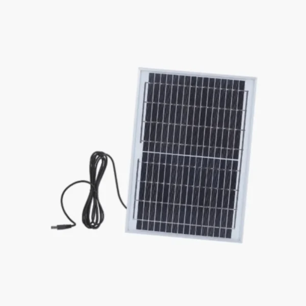 Ventilador Vertical Solar Recargable de 16” SACO / Dos Bombillas Externas Tipo LED