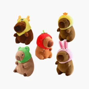 Peluche de Capibara Grande con disfraces de 40 cm