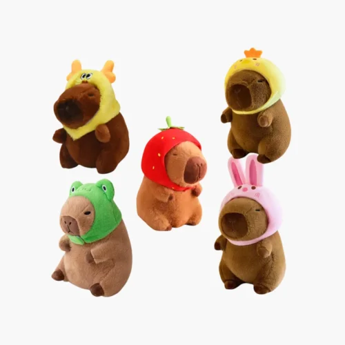 Peluche de Capibara Grande con disfraces de 40 cm