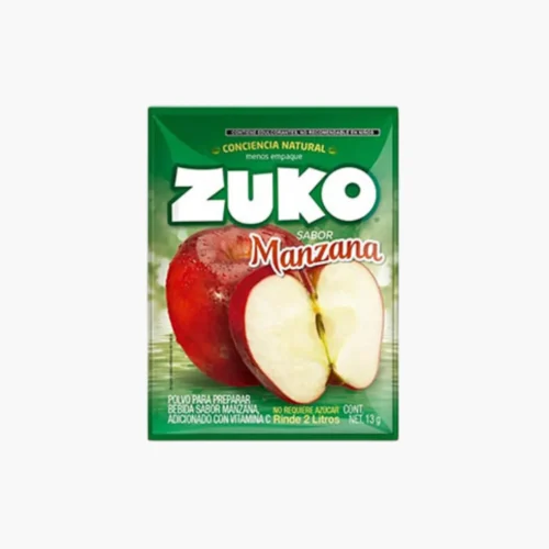 Refresco Zuko Sabor Manzana (Rinde 2L)