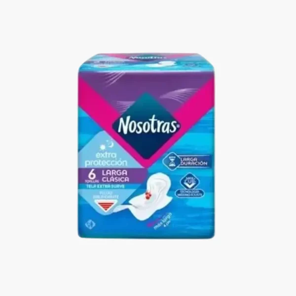 Toallas higiénicas Nosotras Extra Protección (6u)